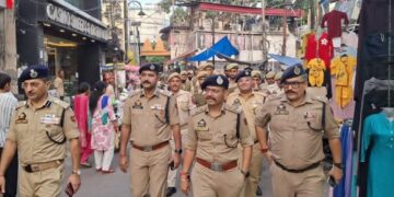 IGP leads foot patrol in Jammu city, reviews law and order situation