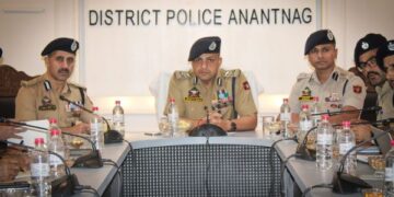 IGP Kashmir reviews security, crime situation in Anantnag