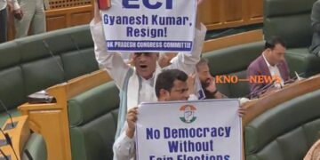 Congress protests in J&K Assembly demanding removal of CEC