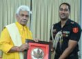 LG bids farewell to outgoing OSD Lt Col Prashant Jankar
