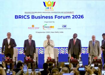 World leaders arrive in Delhi for BRICS Summit