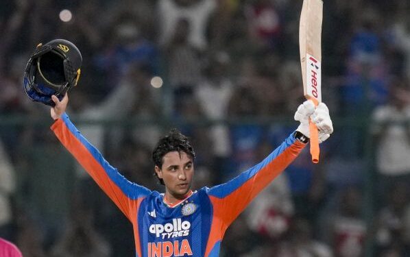 Abhishek Sharma slams 30-ball 100; breaks Rohit Sharma’s record for fastest T20I ton by an Indian