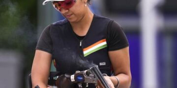 Twin skeet bronze medals light up dull day at Asian Games shooting range