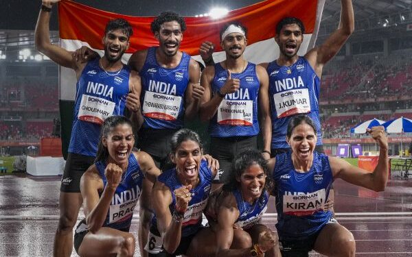 India wins first athletics gold of 2026 Asiad with top podium finish in women 4x400m relay