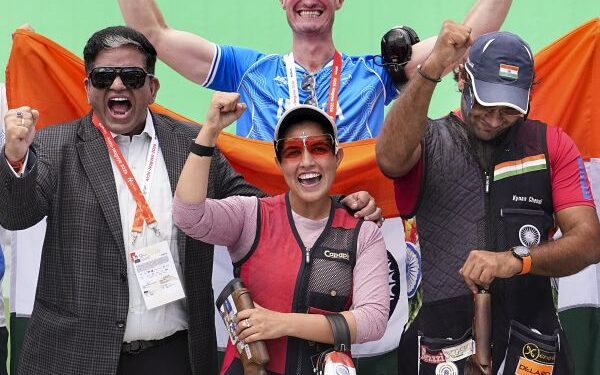 Neeru-Kynan pair wins trap mixed team shooting gold in Asian Games