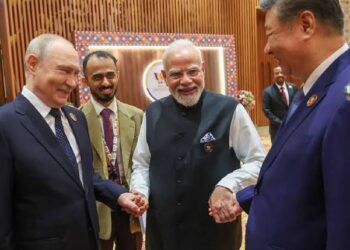 Show of unity: Modi, Putin, Xi hand-in-hand at 18th BRICS Summit