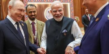 Show of unity: Modi, Putin, Xi hand-in-hand at 18th BRICS Summit