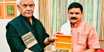 LG meets Union Minister, delegations discuss women entrepreneurship, religious tourism