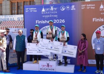 Ladakh Police runner wins Silk Route Ultra at Ladakh Marathon