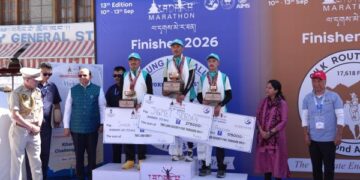 Ladakh Police runner wins Silk Route Ultra at Ladakh Marathon