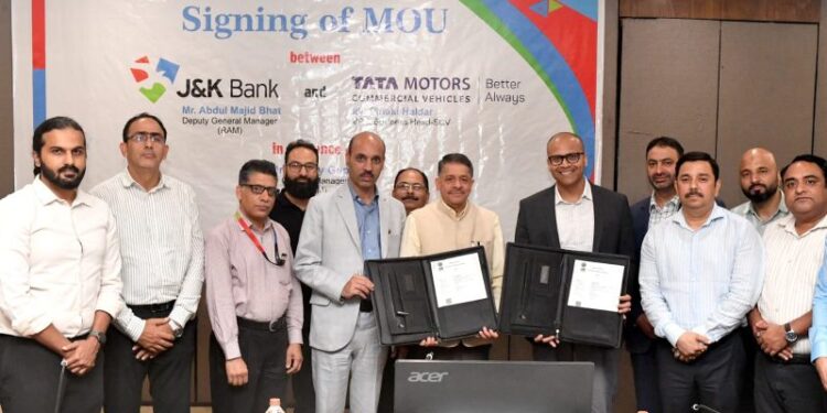 J&K Bank renews financing partnership with Tata Motors