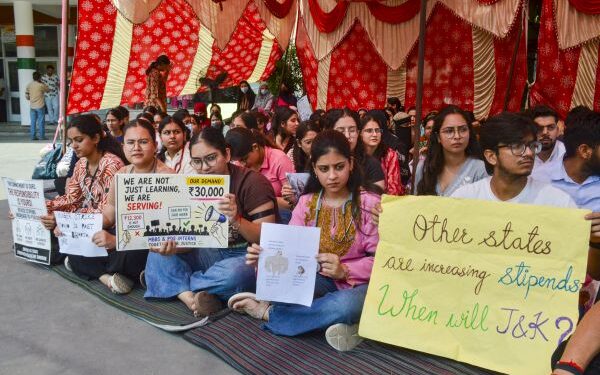 Medical interns begin 48-hour hunger strike as talks with J&K govt over monthly stipend hike fail