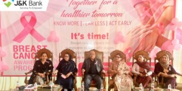 J&K Bank holds breast cancer awareness programme at headquarters