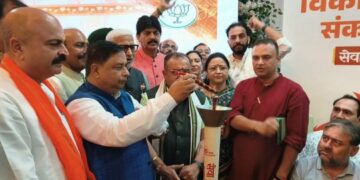 BJP holds Seva Jyoti Yatra, Viksit Bharat events across J&K