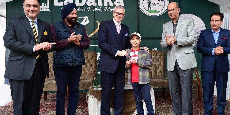 CM Omar Abdullah attends prize distribution of Labaika Invitational Golf Cup