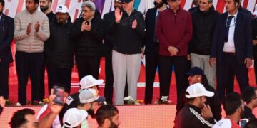CM Omar Abdullah flags off Kashmir Marathon