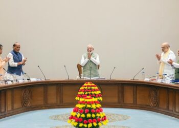 Cabinet cites Article 370 move, anti-terror operations and Pakistan policy in resolution on Modi’s 25-year tenure