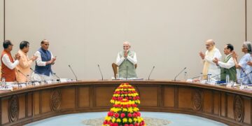 Cabinet cites Article 370 move, anti-terror operations and Pakistan policy in resolution on Modi’s 25-year tenure