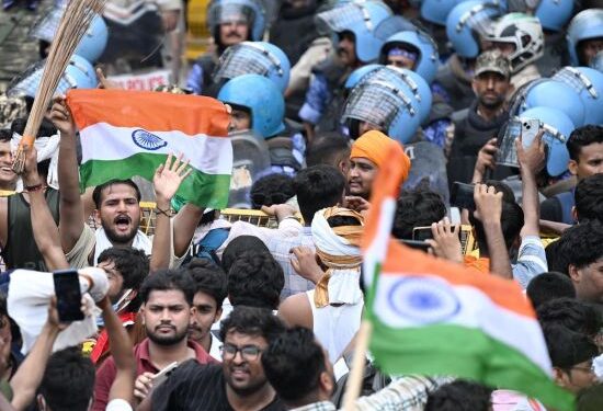 With Jantar Mantar out of reach, Delhi streets become scattered stages for CJP protest