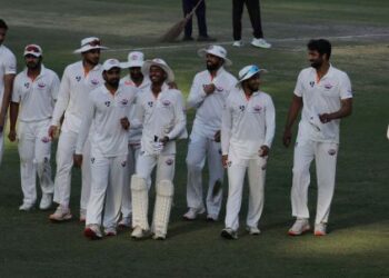 Rest of India trail by 17 runs in 2nd innings after Choudhary’s 5/78, Lone Nasir’s brisk fifty
