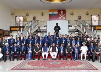Rajnath Singh felicitates Services athletes for 27-medal Asian Games haul