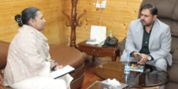 Satish Sharma reviews transport, food supplies and IT issues
