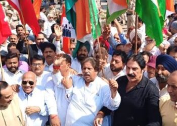 INDIA bloc stages ‘Save Democracy’ marches across J&K