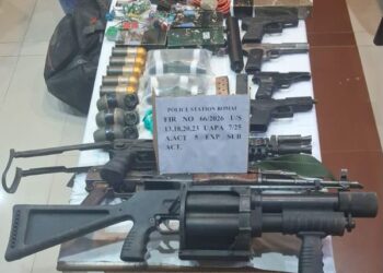 Arms, explosives cache recovered from Sopore forest