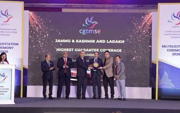 J&K Bank bags top CGTMSE award for highest guarantee coverage in J&K, Ladakh
