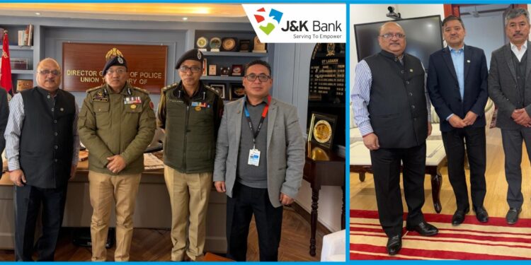 J&K Bank ED meets senior Ladakh officials to strengthen institutional ties