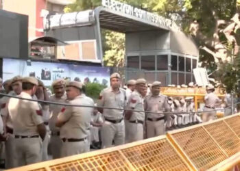 INDIA bloc MPs to march to EC demanding CEC’s resignation; security tightened