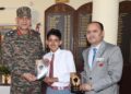 Debut book of young author, Syed Shunain released by Chinar Corps Commander